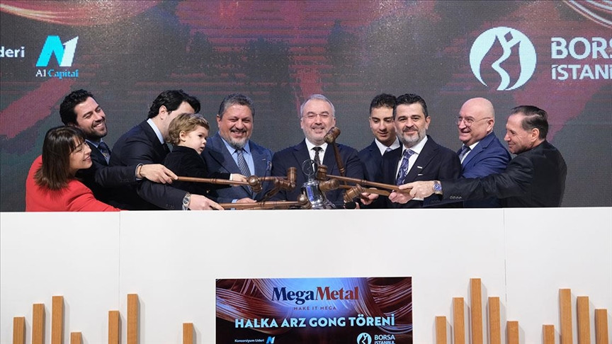 Borsa'da gong Mega Metal için çaldı!
