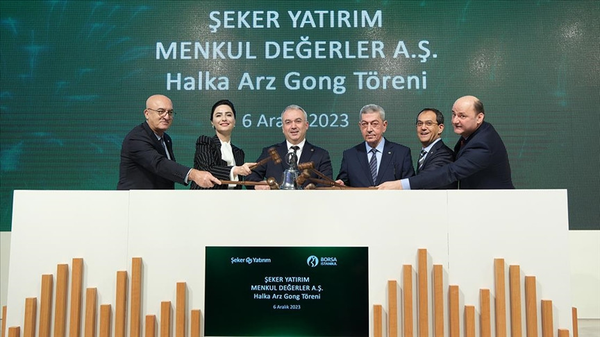 Borsa İstanbul'da gong Şeker Yatırım için çaldı