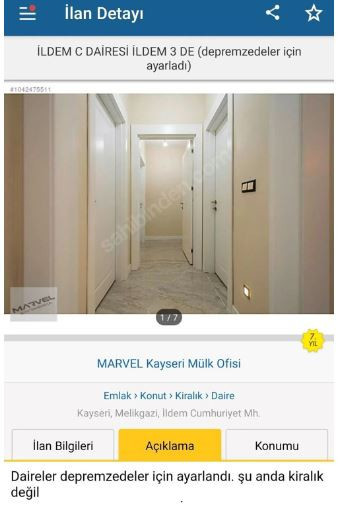 Kiralık evler depremzedeler için ücretsiz ilana dönüştü