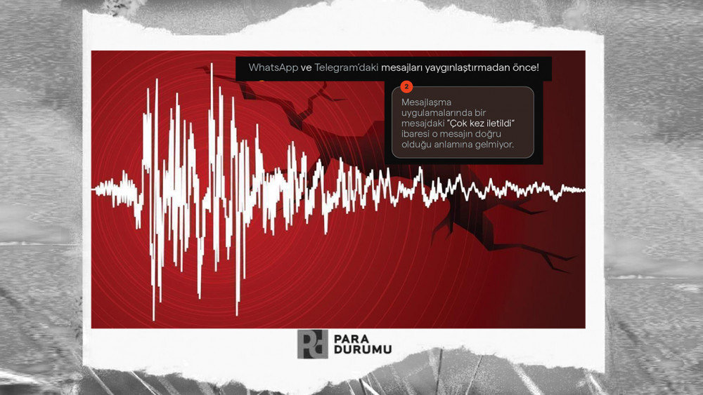 Deprem mesajlarını paylaşmadan önce dikkat!