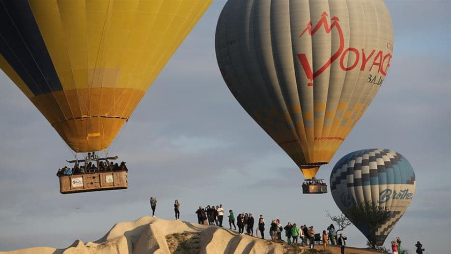 Kapadokya bayramı gökyüzünde karşıladı