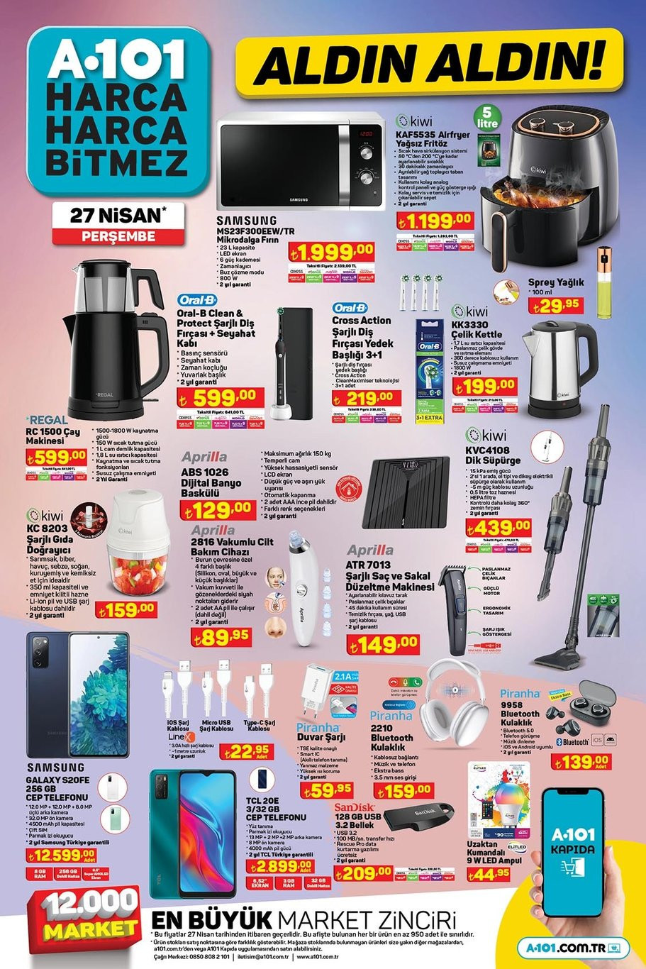 A101 Aktüel Kataloğu 27 Nisan