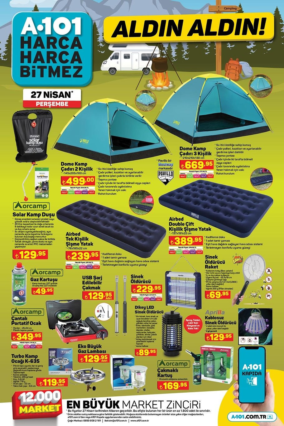 A101 Aktüel Kataloğu 27 Nisan