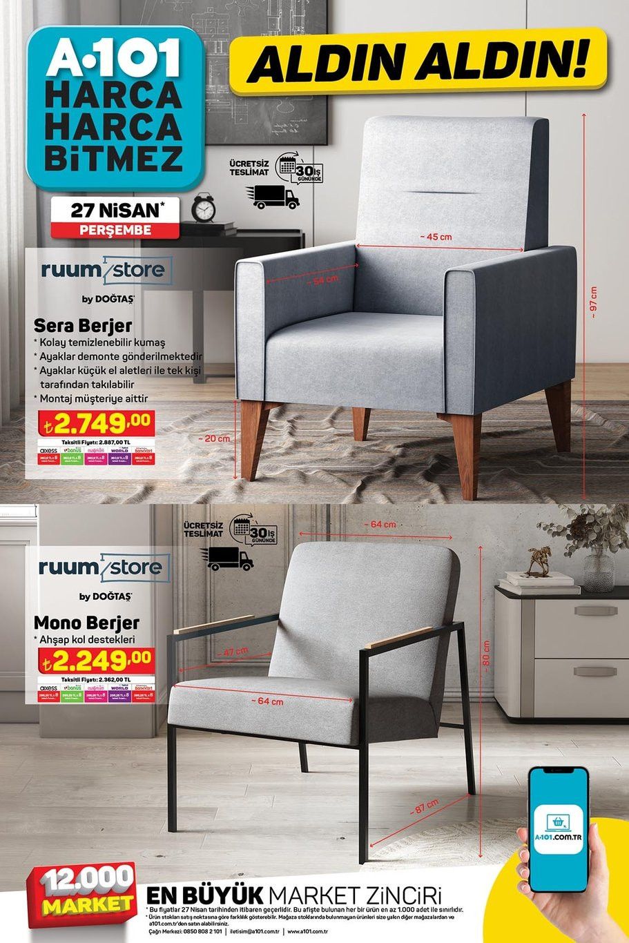 A101 Aktüel Kataloğu 27 Nisan