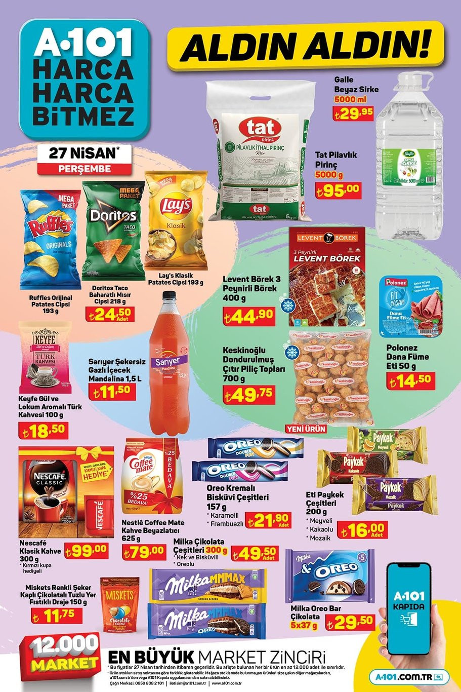 A101 Aktüel Kataloğu 27 Nisan