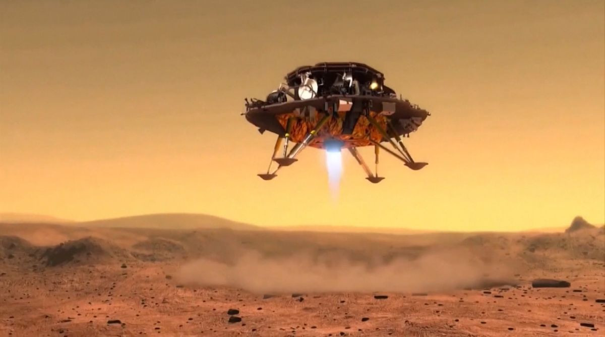 Çin'in Zhurong Mars Aracı, Kızıl Gezegen'deki kum tepelerinde su işaretleri keşfetti