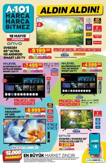 A101 18 Mayıs hangi ürünler geliyor?