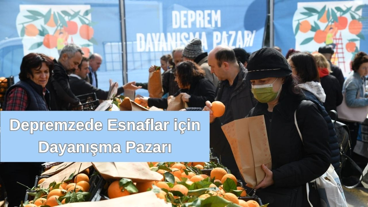 Afetzede esnaf için İstanbul'da 