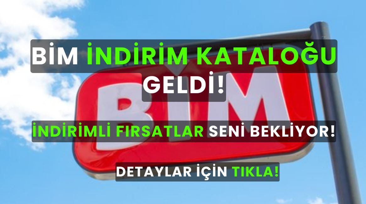 BİM İndirim Kataloğu: Hangi ürünlerde indirim var?