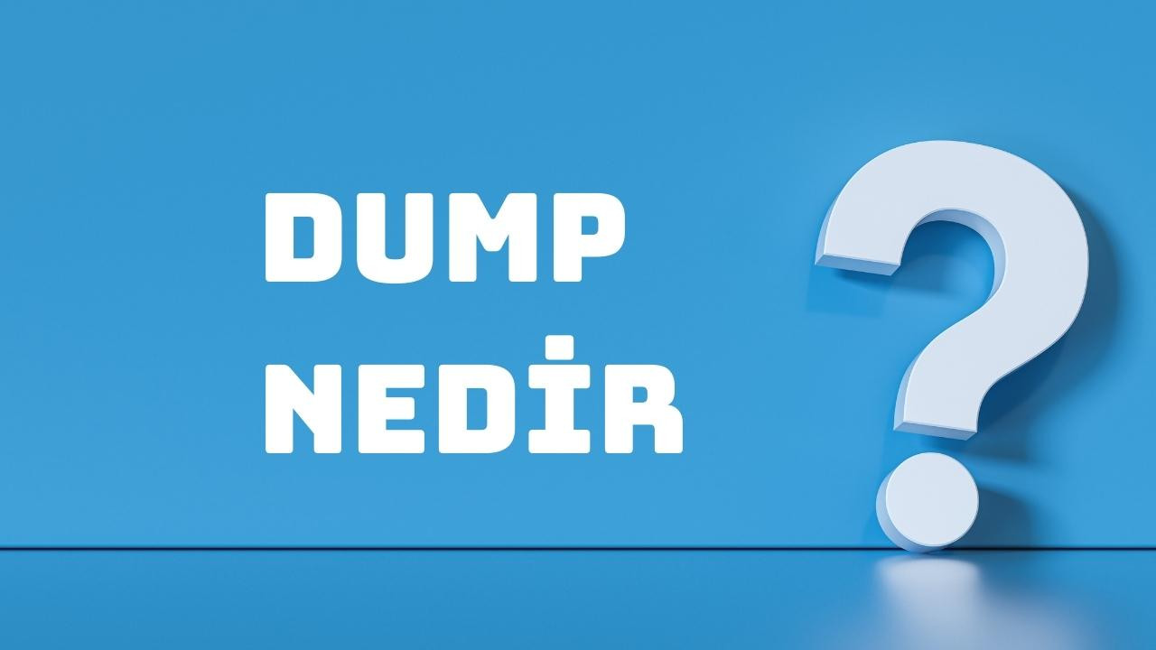 Dump ne demek? Dump kelimesinin anlamı nedir?