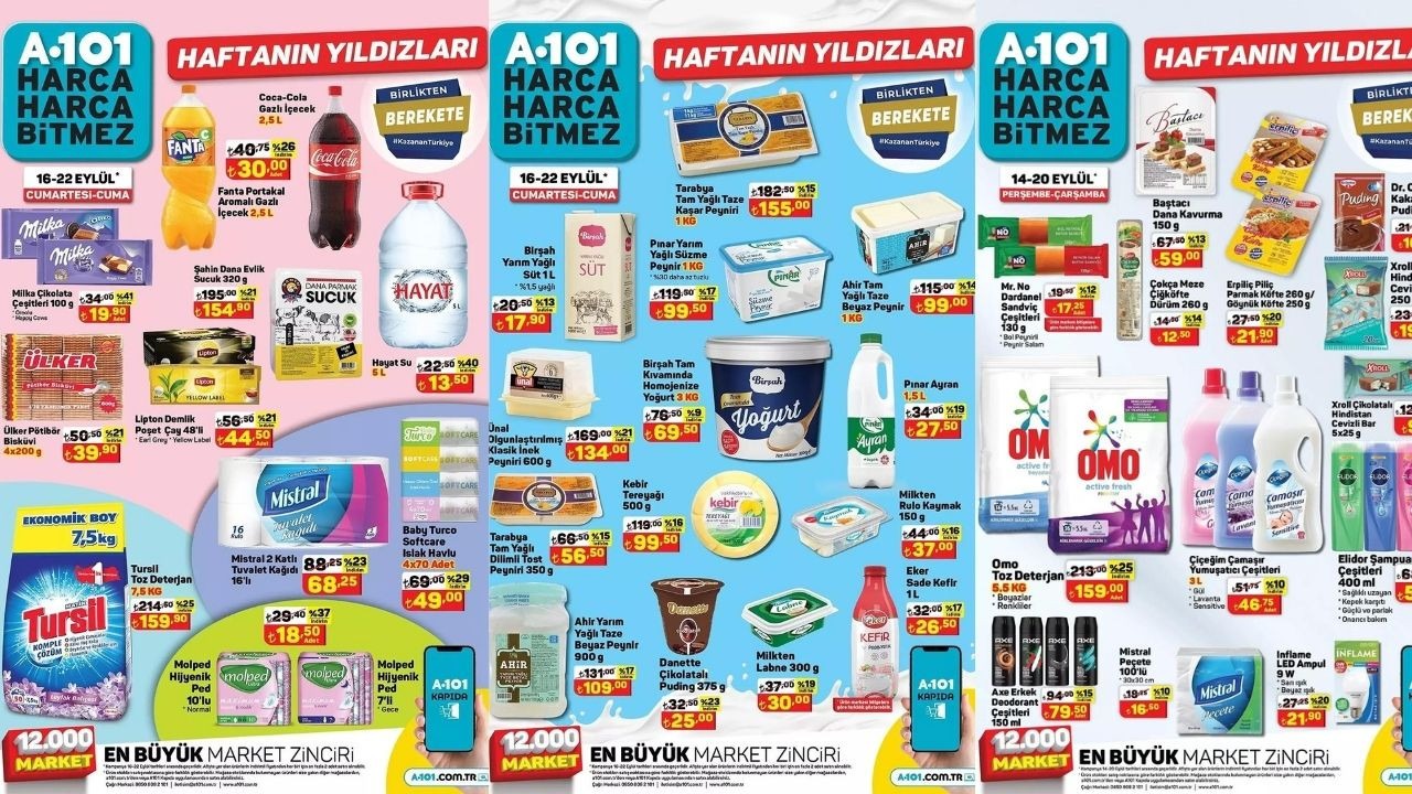 Ev Alışverişi Yapmayı Düşünenlere Fırsat: A101 22 Eylül Haftanın Yıldızları Kataloğu!