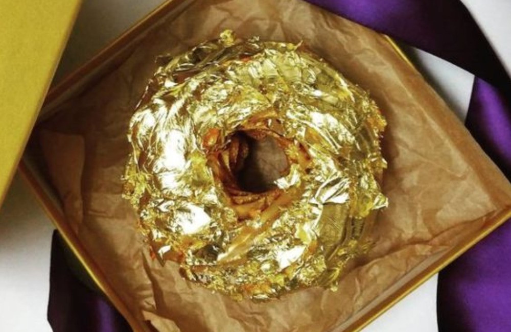 8- Altın Kaplama Donutlar