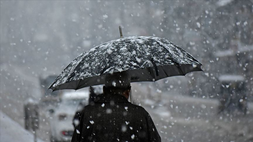 Meteoroloji'den kuvvetli sağanak ve kar yağışı uyarısı