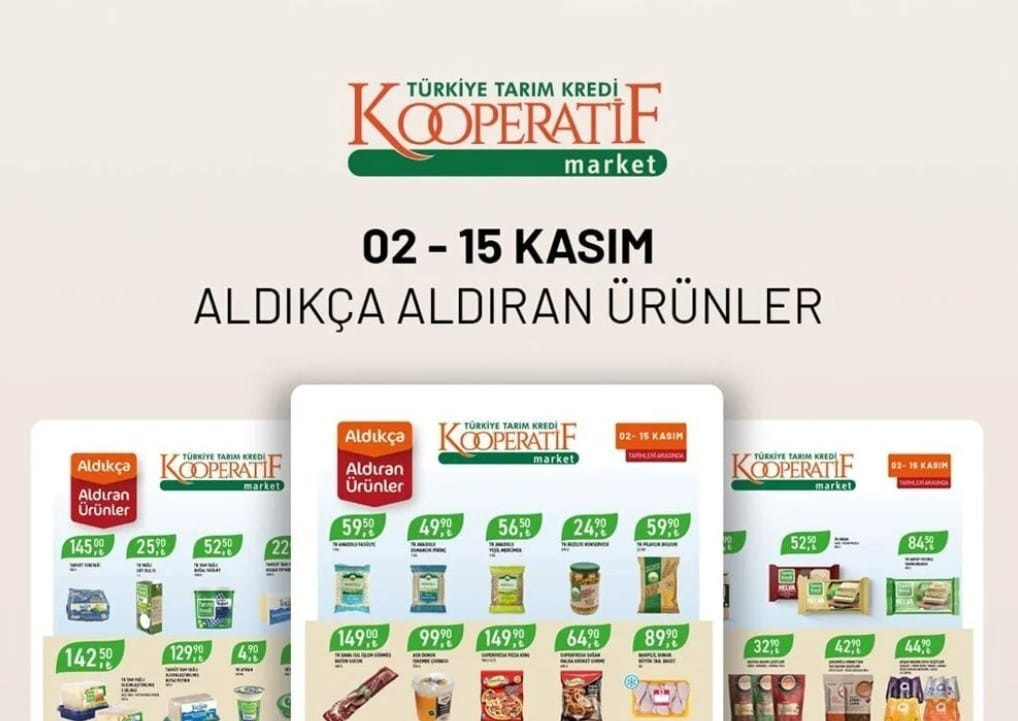Tarım Kredi Kooperatif Marketi 9-15 Kasım 2024 İndirim Kataloğunu Yayınladı!