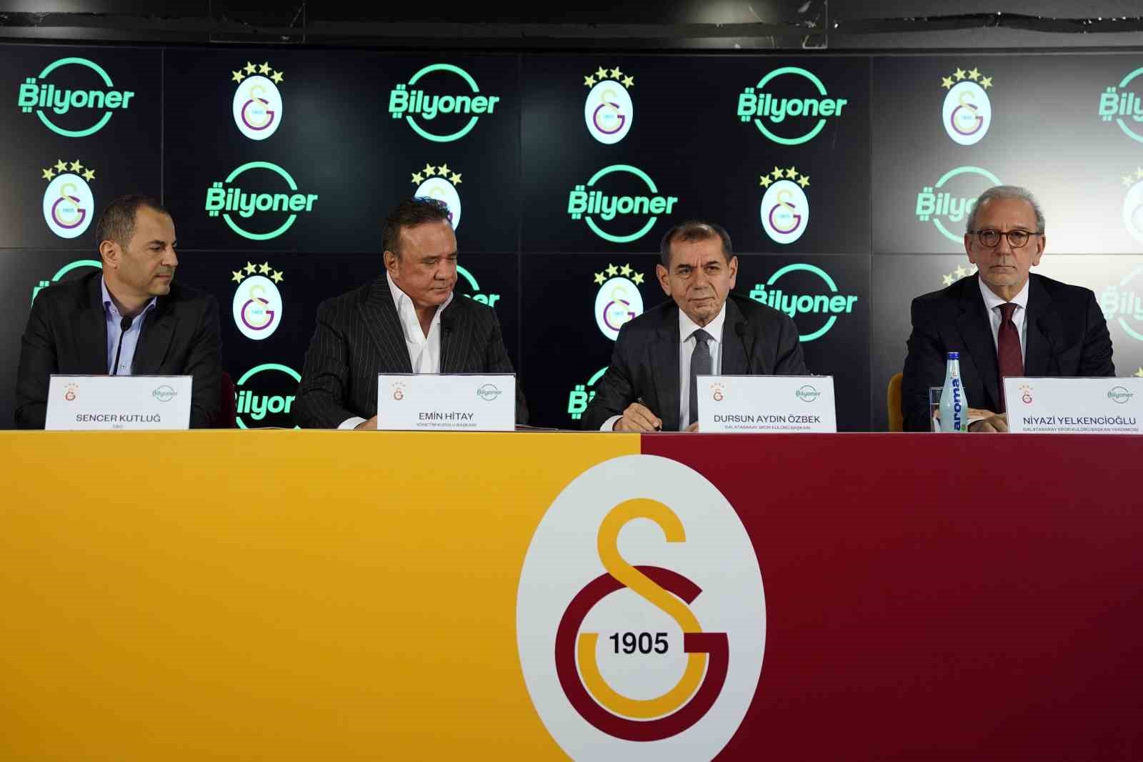 Bilyoner Galatasaray'a sponsor oldu