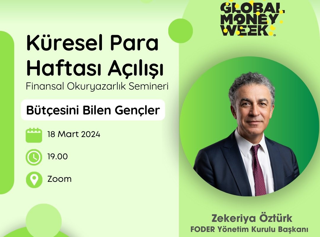 FODER'den Bütçesini Bilen Gençler eğitimi! Küresel Para Haftası için geri sayım...
