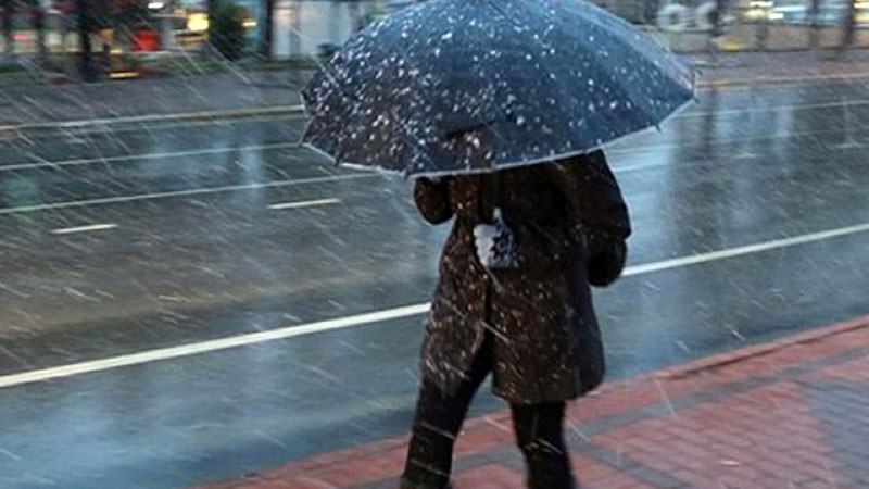 Meteoroloji'den 12 il için uyarı! Sağanak ve kar yağışı geliyor