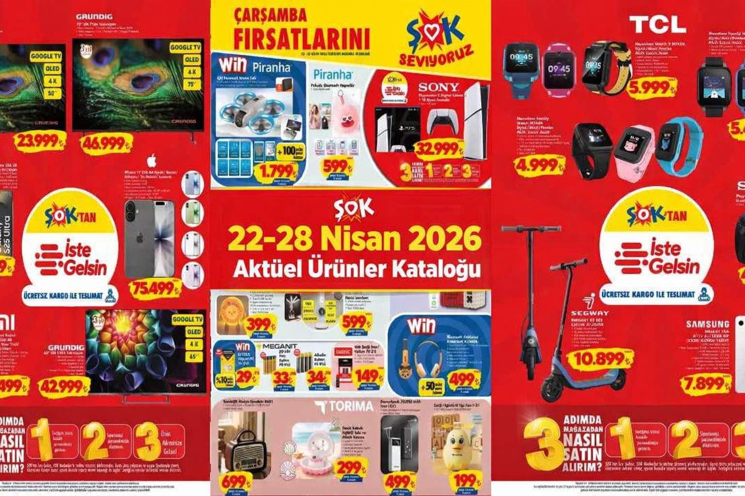 ŞOK 22-28 Nisan 2026 Aktüel Ürünler Kataloğu Yayınlandı: ŞOK Fırsatları Kataloğunda Yine Yok Yok…