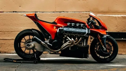 Ferrari Motorlu İki Tekerlekli Canavar: Yarım Milyon Dolara Satıldı!