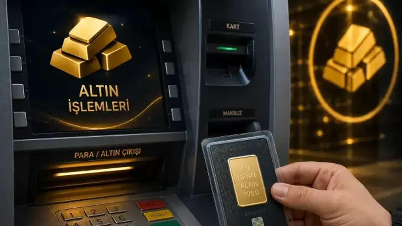 Altında Yeni Dönem: ATM'lerden Sertifikalı Gram Altın Satışı Başladı