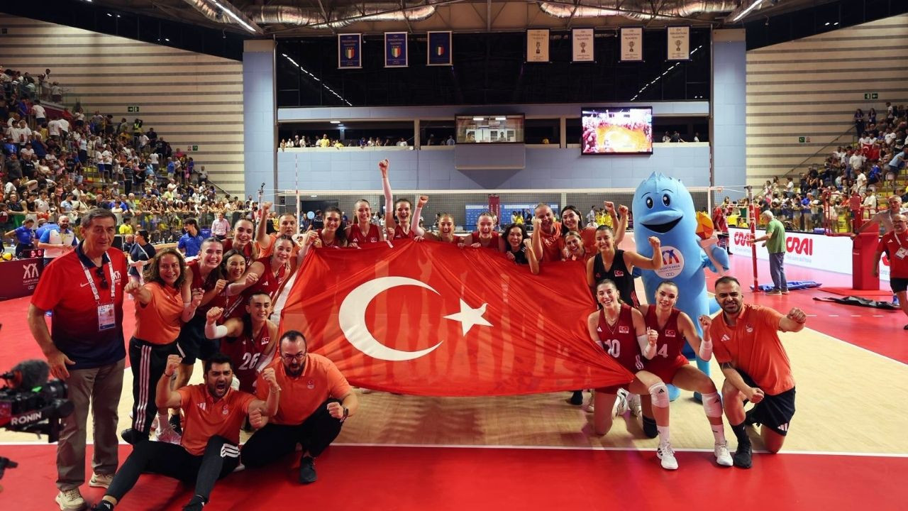 Akdeniz Oyunları'nda Altın Madalya Türkiye'nin: Kadın Milli Takımı'ndan Namağlup Şampiyonluk
