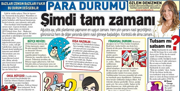 Şimdi Tam Zamanı - 22.08.2013