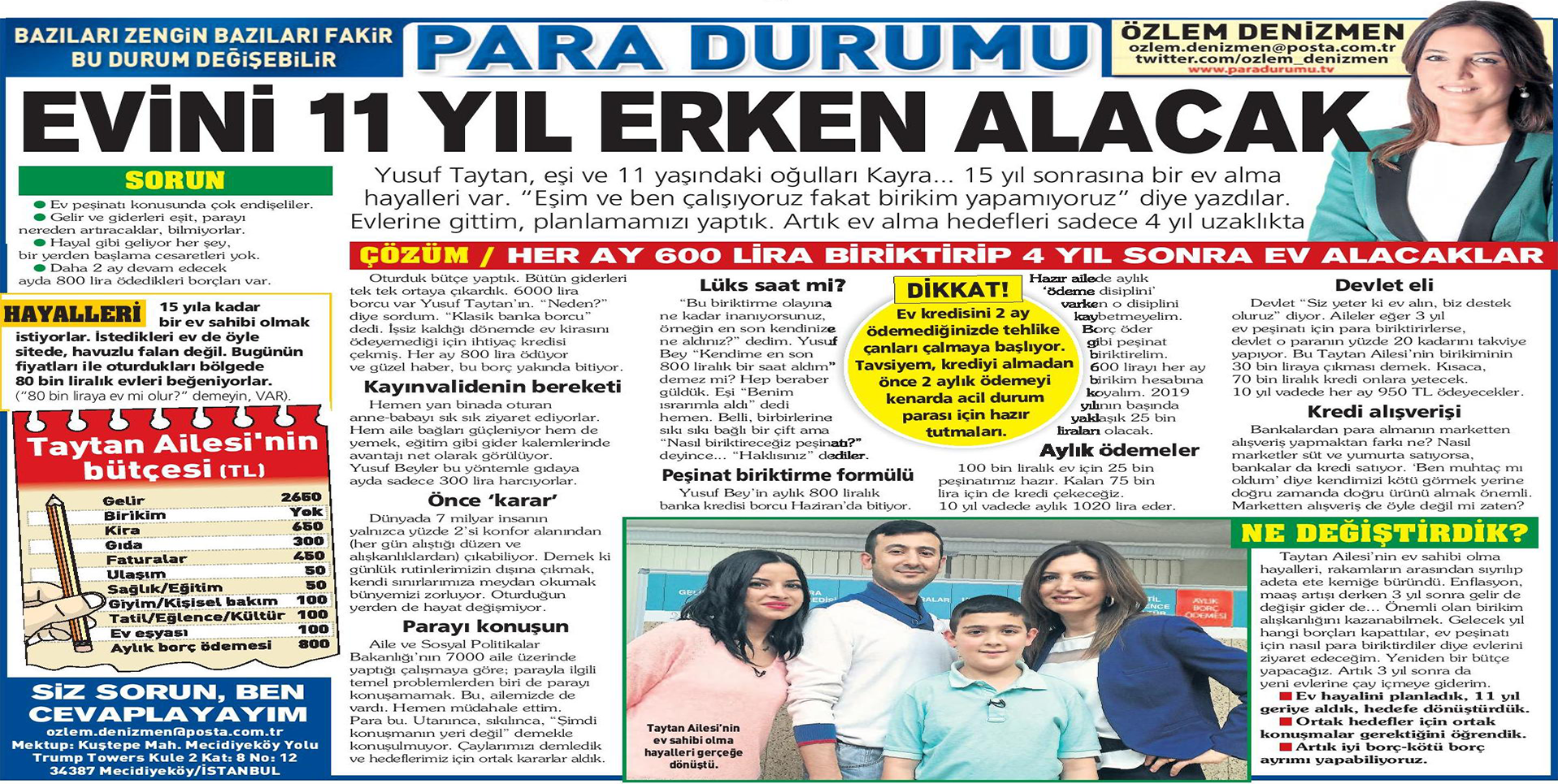 Evini 11 Yıl Erken Alacak - 16.04.2015